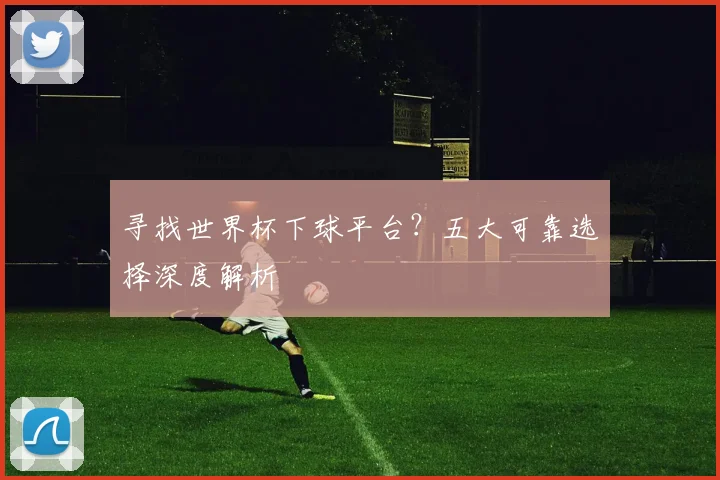 寻找世界杯下球平台?五大可靠选择深度解析
